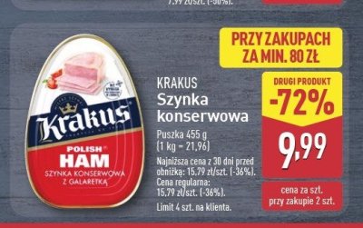 Szynka konserwowa Krakus animex promocja