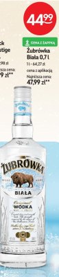 Wódka Żubrówka Biała 0,7l promocja w Żabka