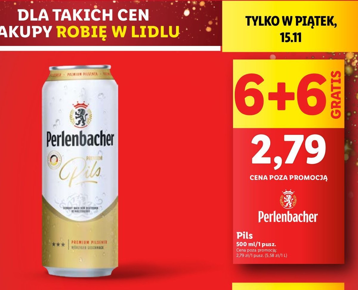 Piwo Perlenbacher pils promocja