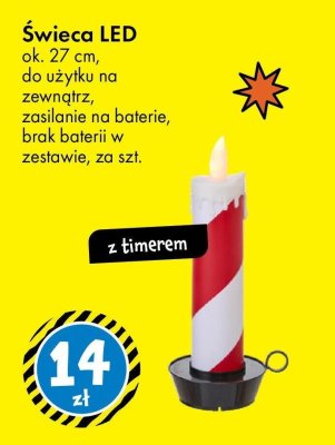 Świeca LED promocja w Tedi