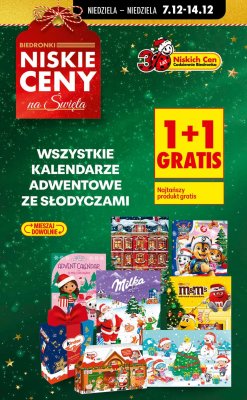 Kalendarz adwentowy M&M's promocja w Biedronka