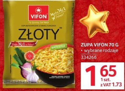 Zupa Vifon Złoty 70g promocja w Selgros