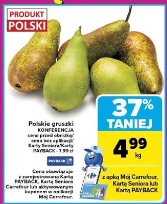 Gruszki polskie Konferencja promocja w Carrefour