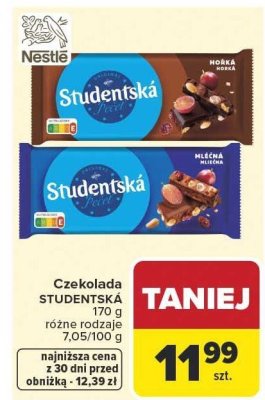 Czekolada promocja w Carrefour