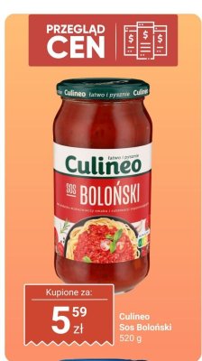 Sos Boloński Culineo promocja w Biedronka