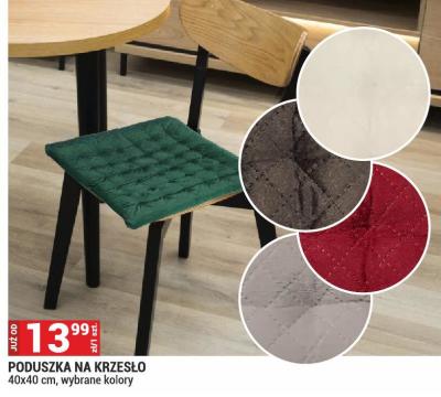 Poduszka na krzesło 40x40 cm promocja w Merkury Market