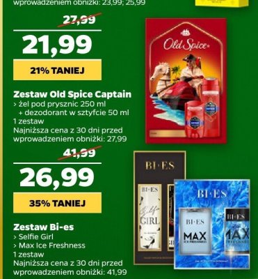 Zestaw kosmetyków: żel pod prysznic, dezodorant w sztyfcie promocja w Netto