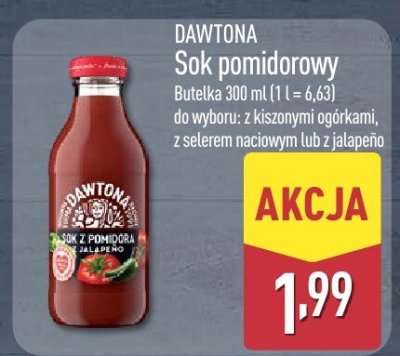 Sok pomidorowy z kiszonymi ogórkami promocja w Aldi