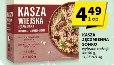 Kasza jęczmienna Sonko promocja w Euro Sklep