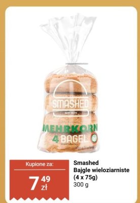 Bajgle wieloziarniste (4 x 75g)  promocja w Biedronka