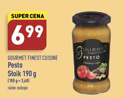 Pesto pomidory i trufle Gourmet finest cuisine promocja