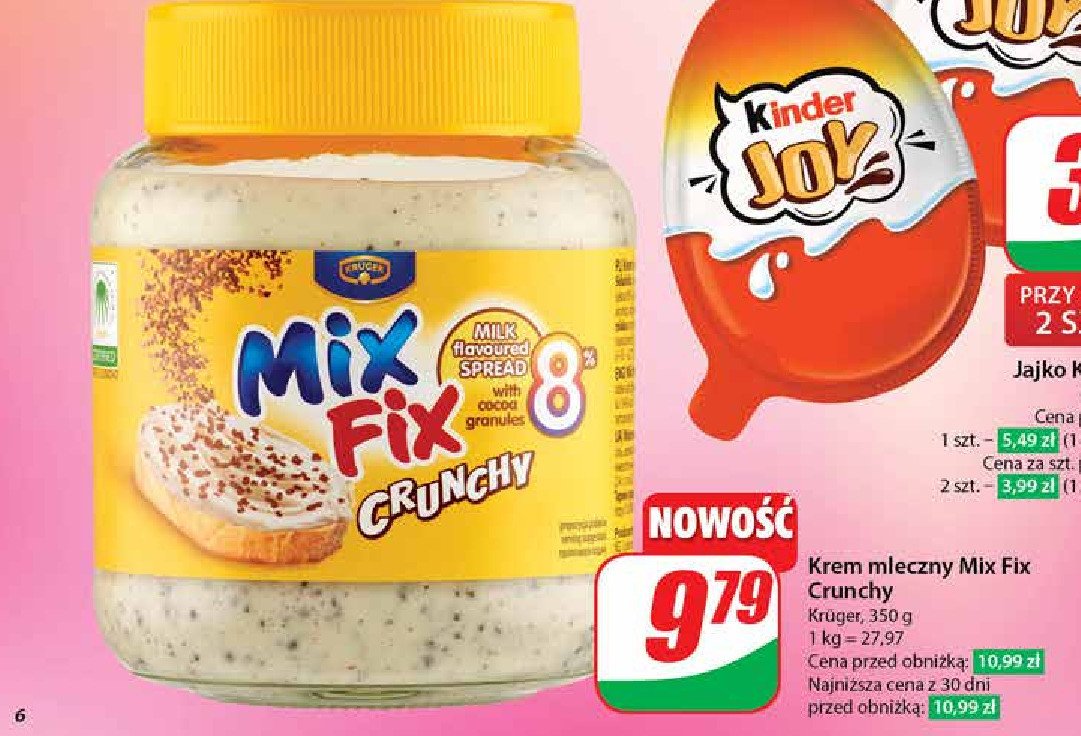 Krem crunchy Kruger mix fix promocja