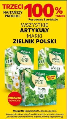 Wszystkie artykuły Zielnik Polski -100% na trzeci produkt promocja w Kaufland