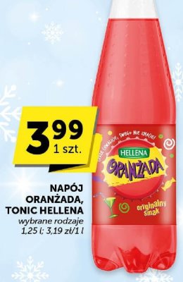 Napój Oranżada, Tonic Hellena wybrane rodzaje promocja w Euro Sklep