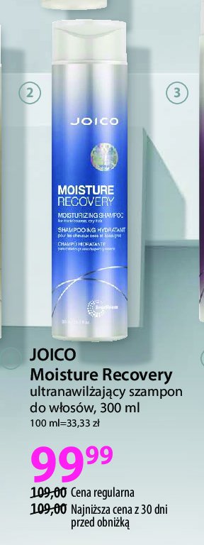 Szampon do włosów Joico moisture recovery promocja