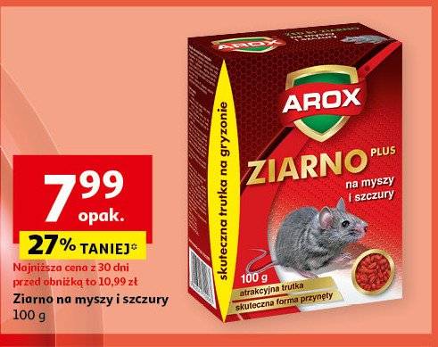 Ziarno na myszy i szczury Arox promocja