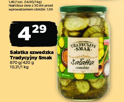 Sałatka szwedzka Tradycyjny smak promocja