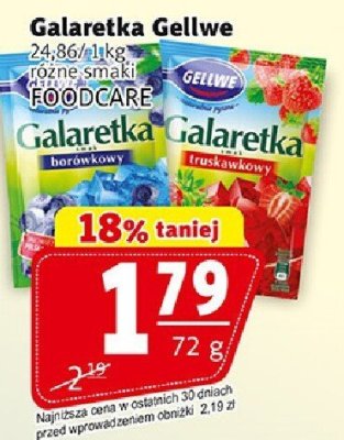 Galaretka Gellwe promocja w Prim Market