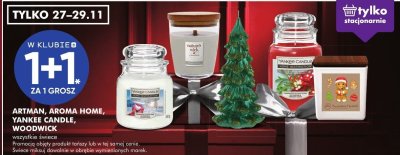 Świece ARTMAN, AROMA HOME, YANKEE CANDLE, WOODWICK promocja w Super-Pharm