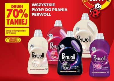 Wszystkie płyny do prania Perwoll DRUGI -70% promocja w Biedronka