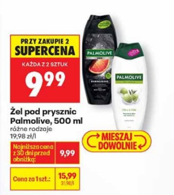Żel pod prysznic Palmolive, 500 ml promocja w Biedronka