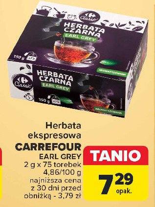 Herbata earl grey Carrefour promocja