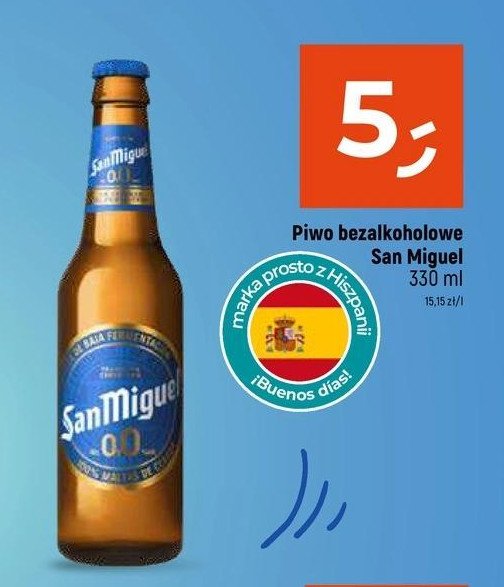 Piwo SAN MIGUEL 0.0 % promocja