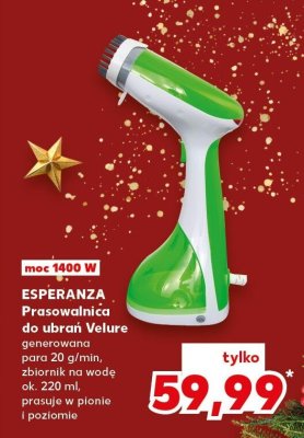 Prasowalnica do ubrań Velure promocja w Kaufland