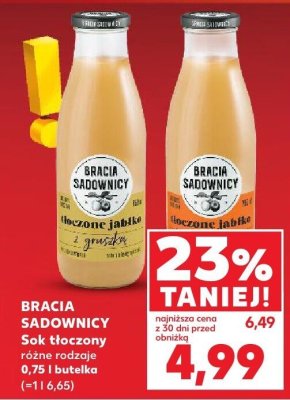 Sok tłoczony różne rodzaje promocja w Kaufland