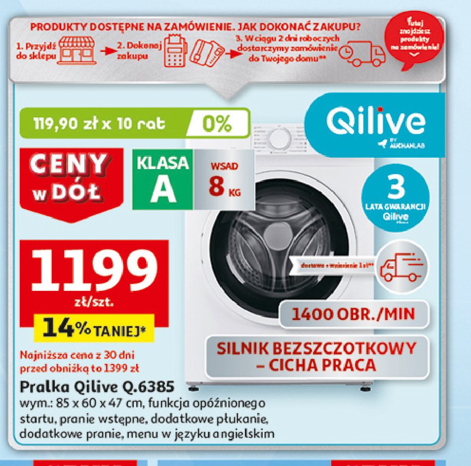 Pralka q.6385 Qilive promocja