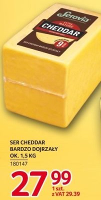 Ser Jerovia Ser Cheddar Bardzo Dojrzały promocja w Selgros