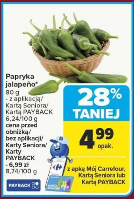 Papryka jalapeño promocja w Carrefour