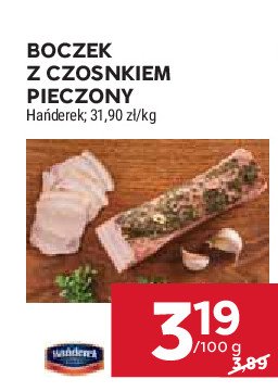 Boczek z czosnkiem pieczony Hańderek promocja