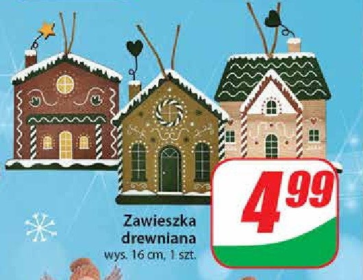 Zawieszka drewniana promocja