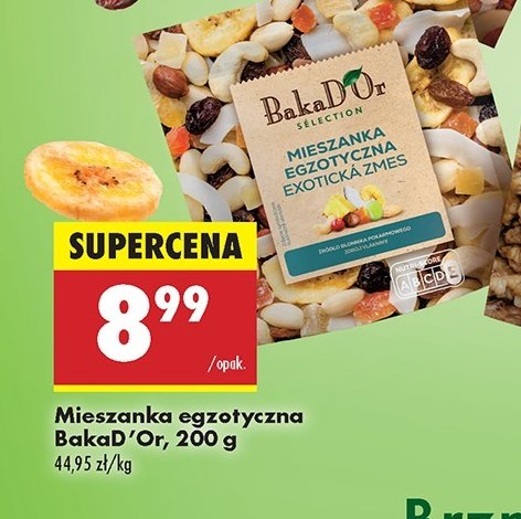 Mieszanka egzotyczna Bakad'or promocja w Biedronka