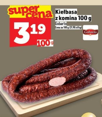 Kiełbasa z komina 100 g promocja w TOPAZ