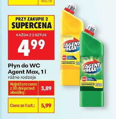 Płyn do WC, 1 l promocja w Biedronka