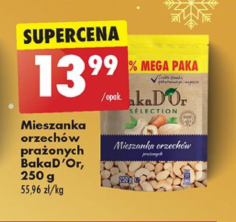 Mieszanka orzechów Bakad'or promocja w Biedronka