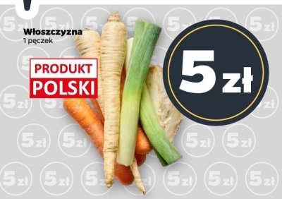 Włoszczyzna 1 pęczek promocja w Netto