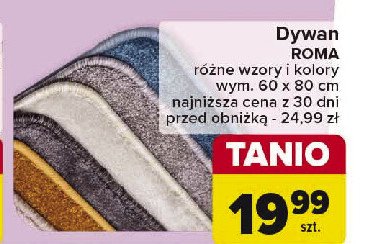 Dywan roma 60 x 80 cm promocja