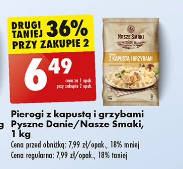 Pierogi z kapusta i grzybami Nasze smaki promocja