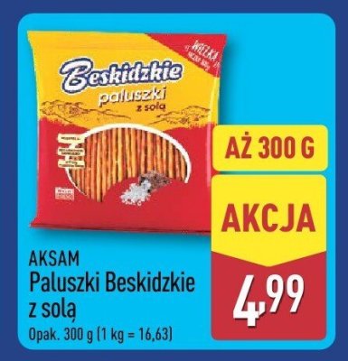 Paluszki Beskidzkie z solą  promocja w Aldi