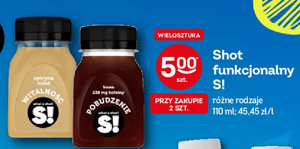 Shot funkcjonalny pobudzenie S! promocja