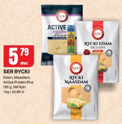 Ser Ryki Edam, Maasdam, Active Protein Plus promocja w Chorten