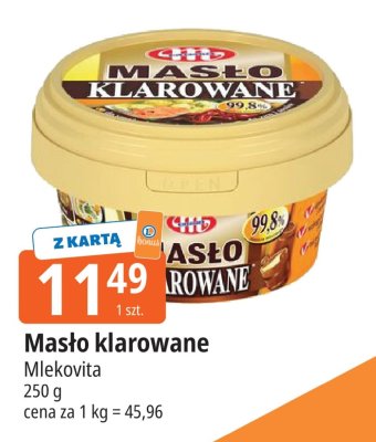 Masło Masło klarowane Mlekovita promocja w Leclerc