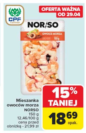 Mieszanka owoc贸w morza Norso promocja