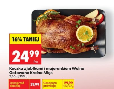 Kaczka z jabłkami i majerankiem Wolno Gotowane promocja w Biedronka