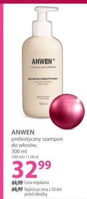 Szampon prebiotyczny ANWEN do włosów promocja w Hebe