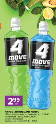 Napój izotoniczny 4Move różne rodzaje promocja w Stokrotka
