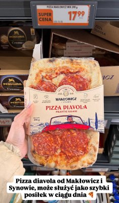 Pizza Diavola pikantne salami 390g promocja w Biedronka